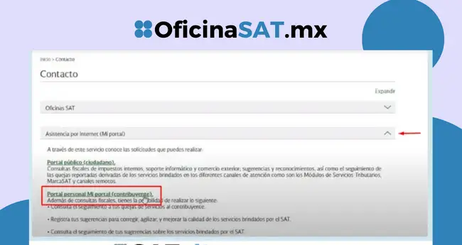 aclaracion de requerimientos sat por internet