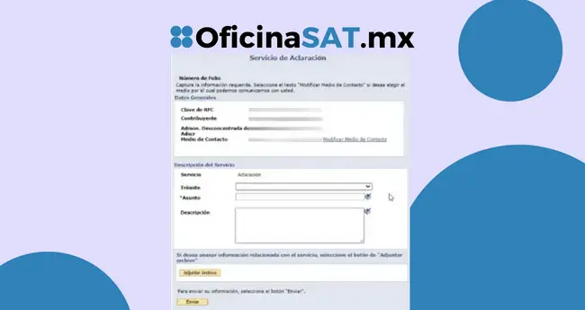 Como hacer aclaraciones en el SAT