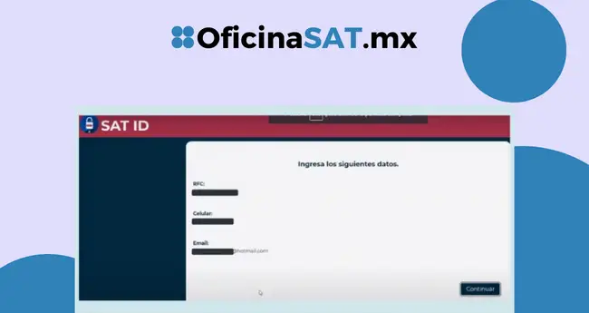 Como hacer una nueva contraseña en SAT ID